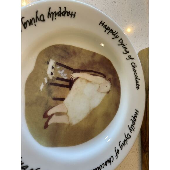 Erika Oller House Of Prill 2000 Small Dessert Plate Lot Of 3 - Picture 3 of 5